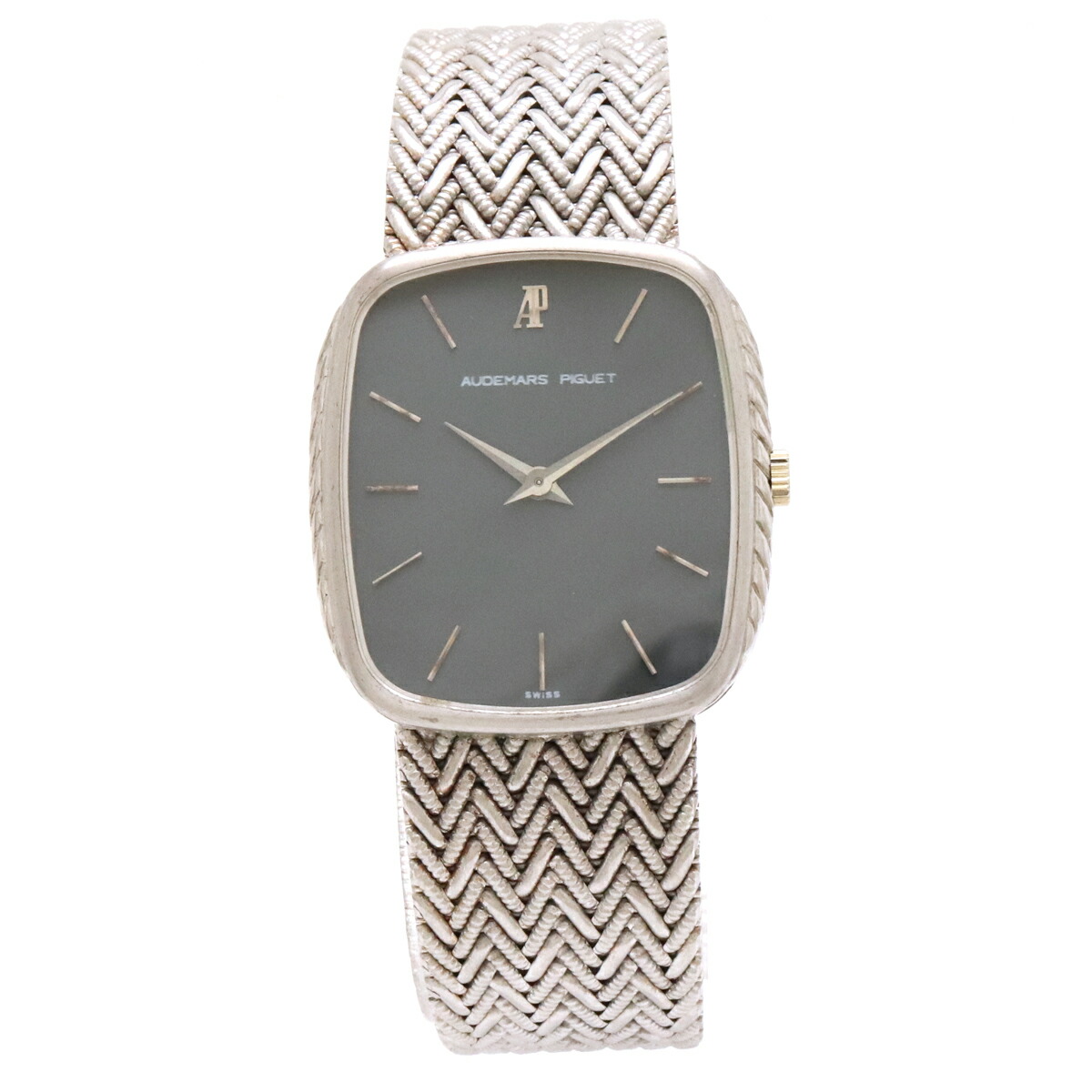 楽天市場】AUDEMARS PIGUET オーデマ ピゲ AP グレー文字盤 K18WG