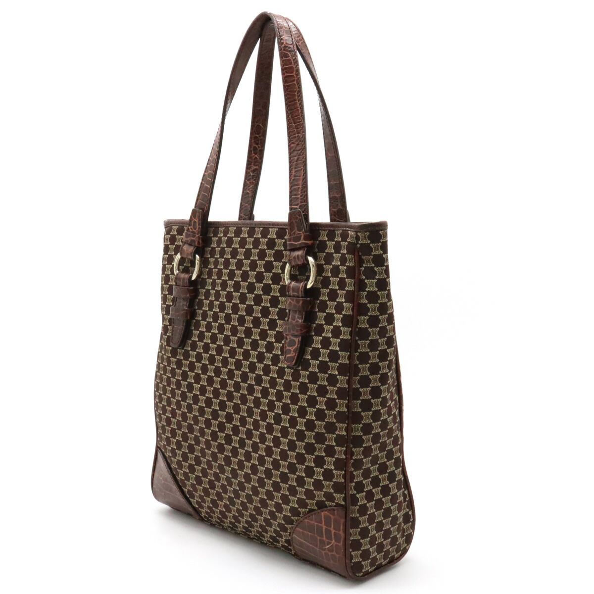 楽天市場】CELINE セリーヌ マカダム柄 トートバッグ ショルダーバッグ