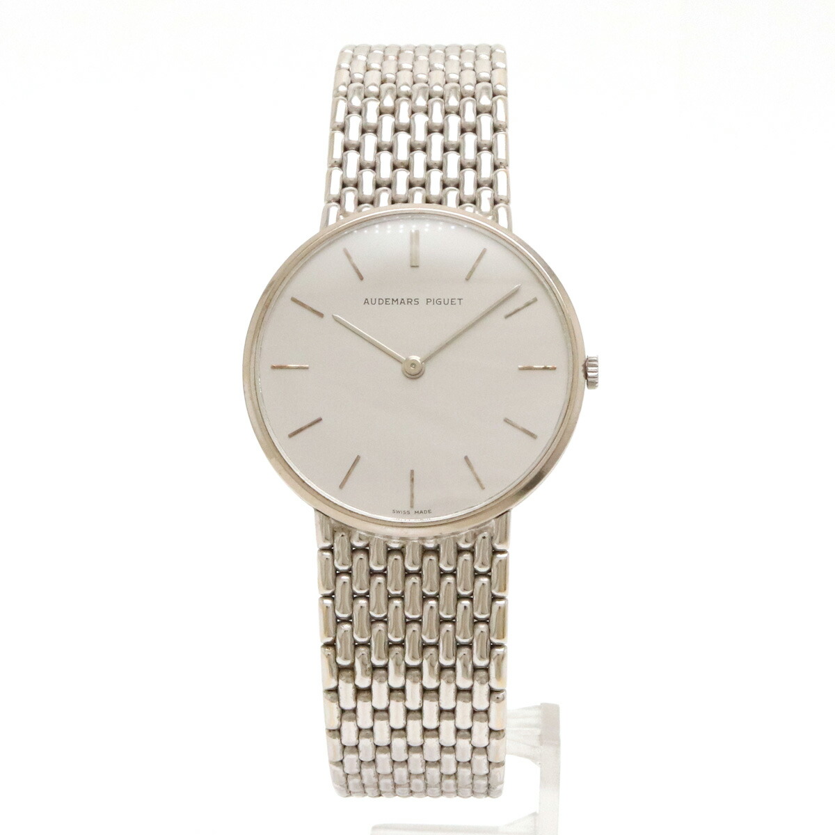 楽天市場】AUDEMARS PIGUET オーデマ ピゲ AP シルバー文字盤 K18WG