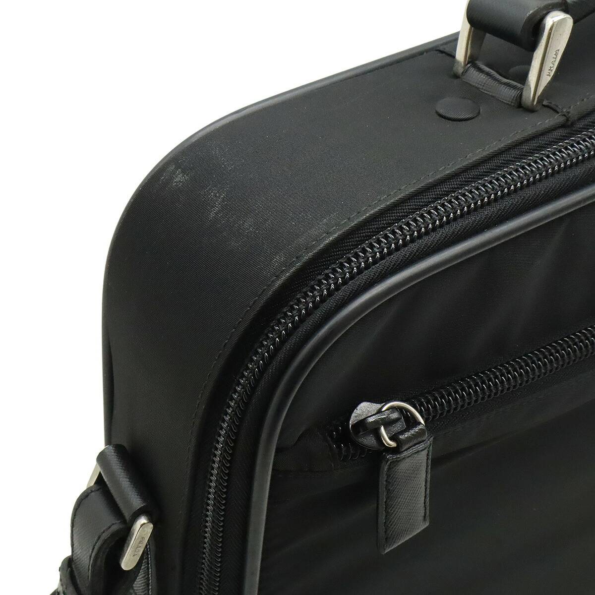 楽天市場】PRADA プラダ トライアングルロゴ ビジネスバッグ ブリーフ