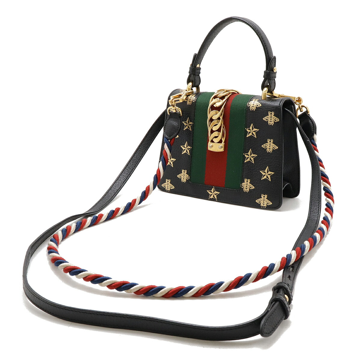 楽天市場】GUCCI グッチ シルヴィ BEE ビー スター 星 プリント