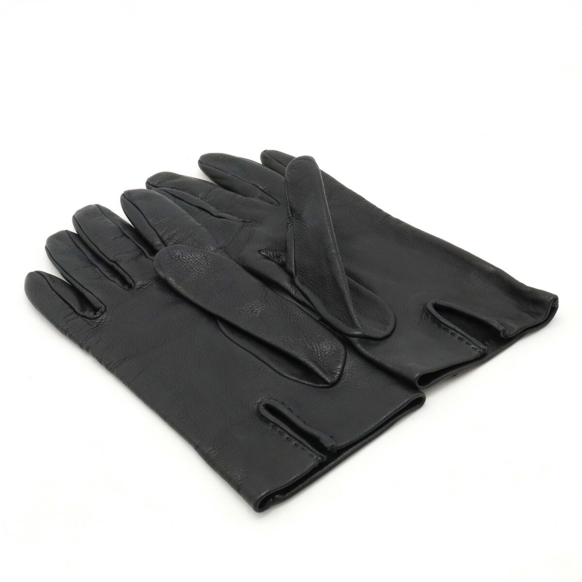 楽天市場】HERMES エルメス Hロゴ グローブ 革手袋 レザー ブラック 黒
