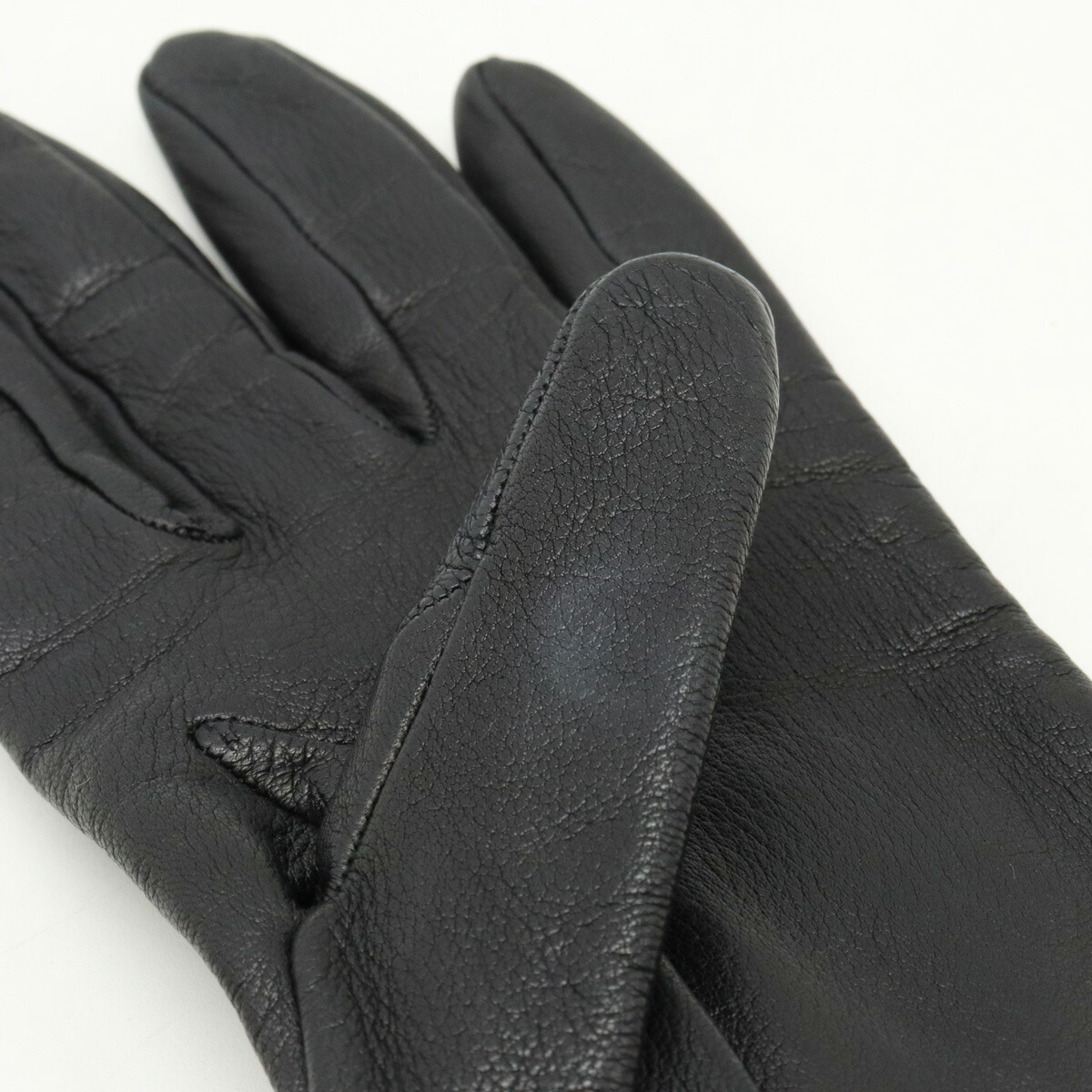 楽天市場】HERMES エルメス Hロゴ グローブ 革手袋 レザー ブラック 黒
