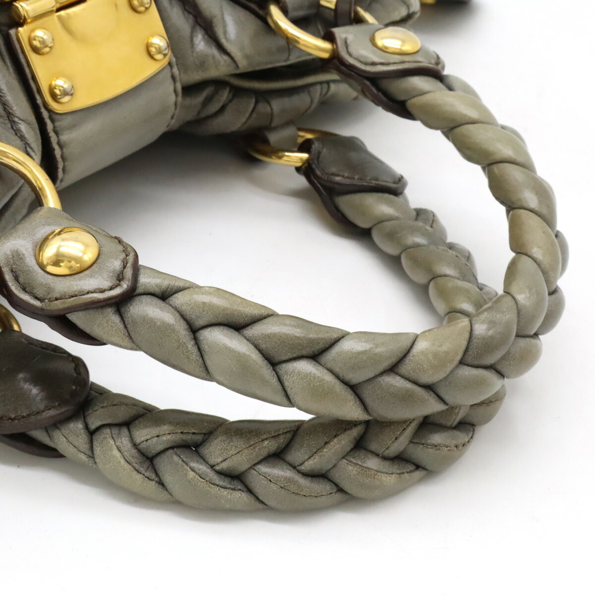 楽天市場】Miu Miu ミュウ ミュウ ミュウミュウ マテラッセ ギャザー