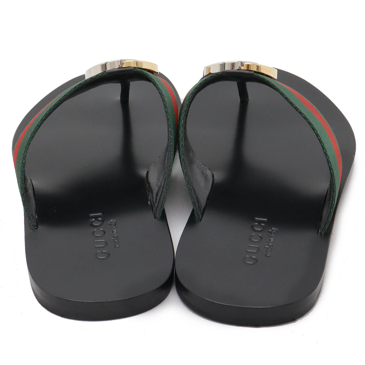 楽天市場】GUCCI グッチ ウェブ付き インターロッキングG トング