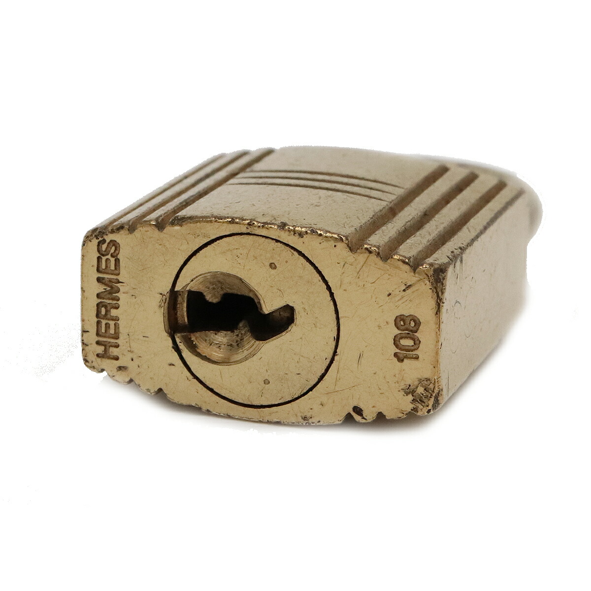 楽天市場】HERMES エルメス カデナ パドロック 南京錠 No.108 鍵 カギ