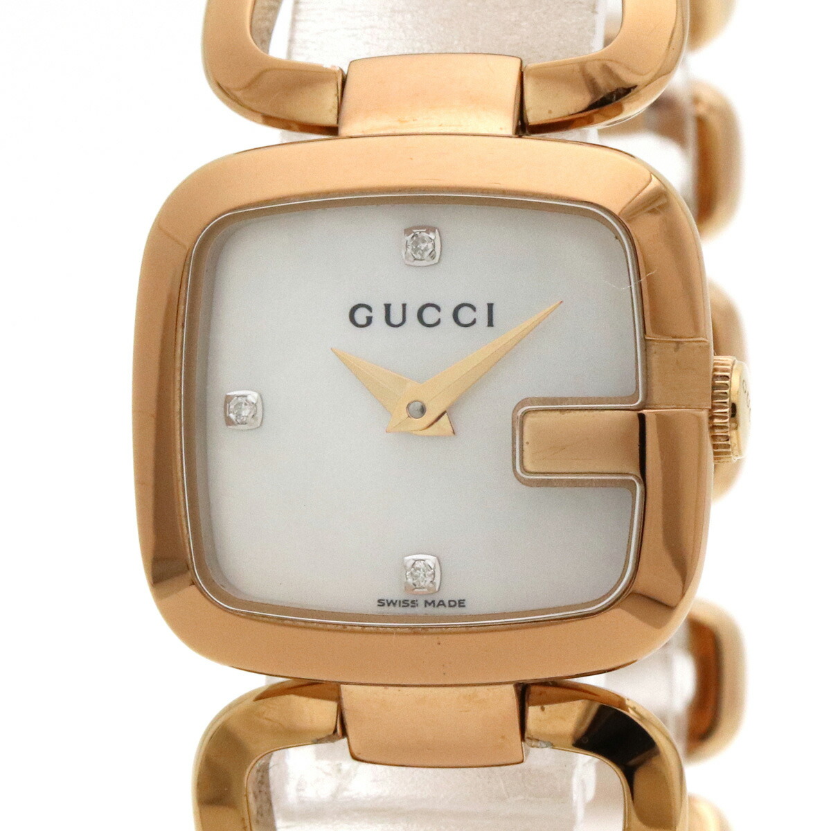 楽天市場】【ウォッチ】GUCCI グッチ Gコレクション 3Pダイヤ シェル