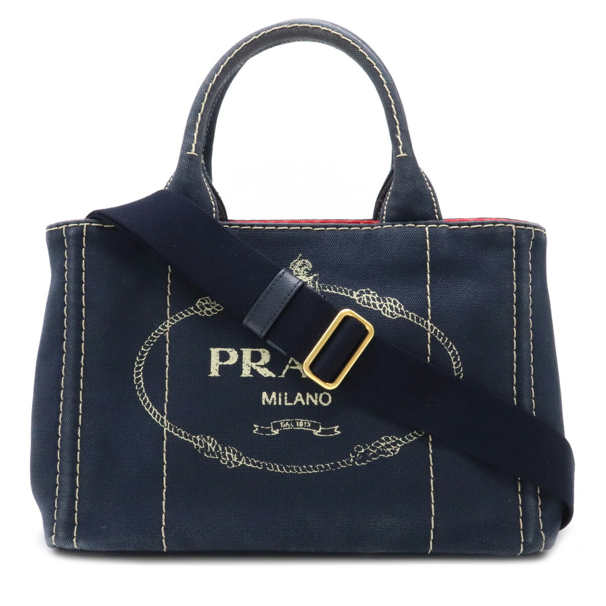 楽天市場】【バッグ】PRADA プラダ CANAPA カナパ トートバッグ