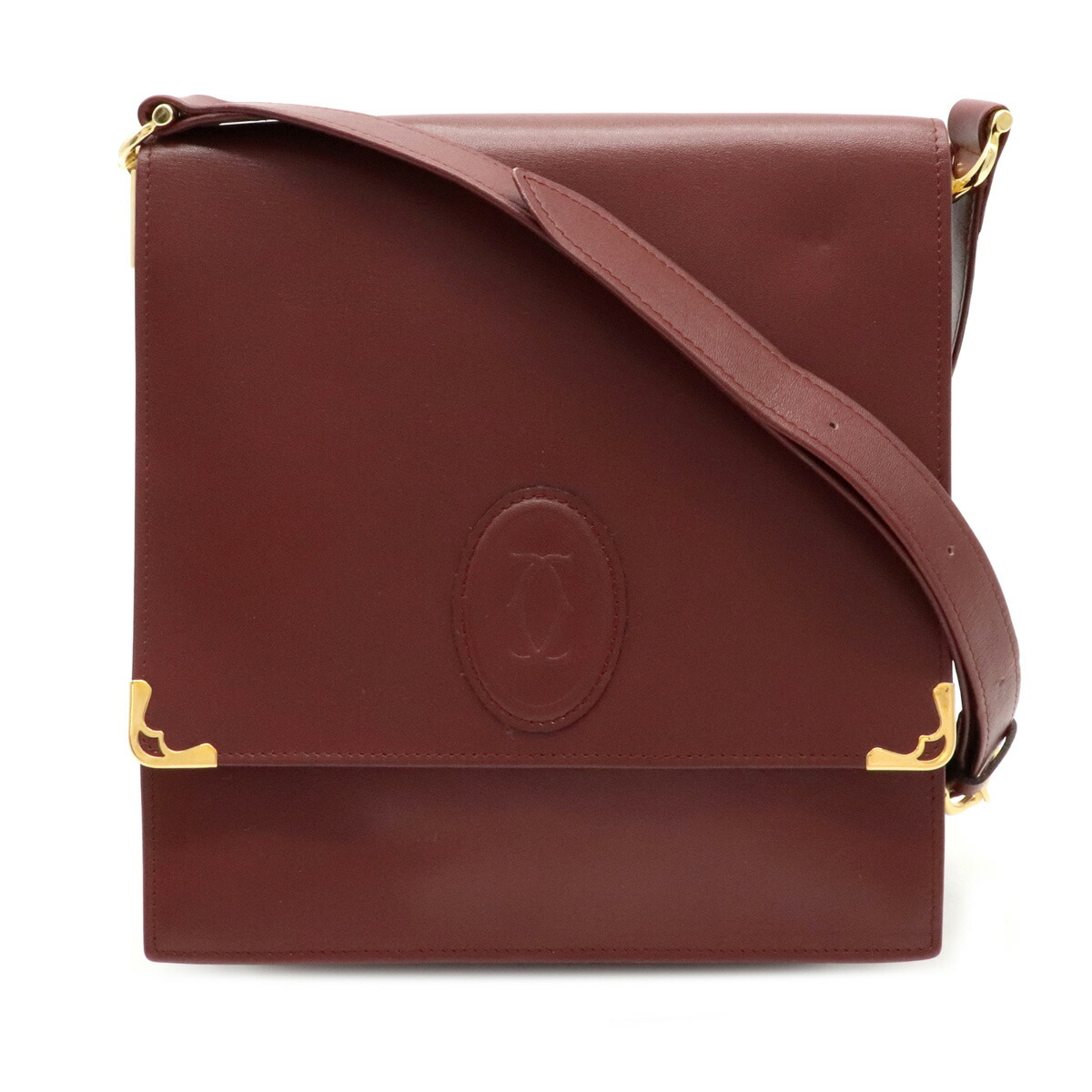 楽天市場】【バッグ】Cartier カルティエ マストライン スクエア