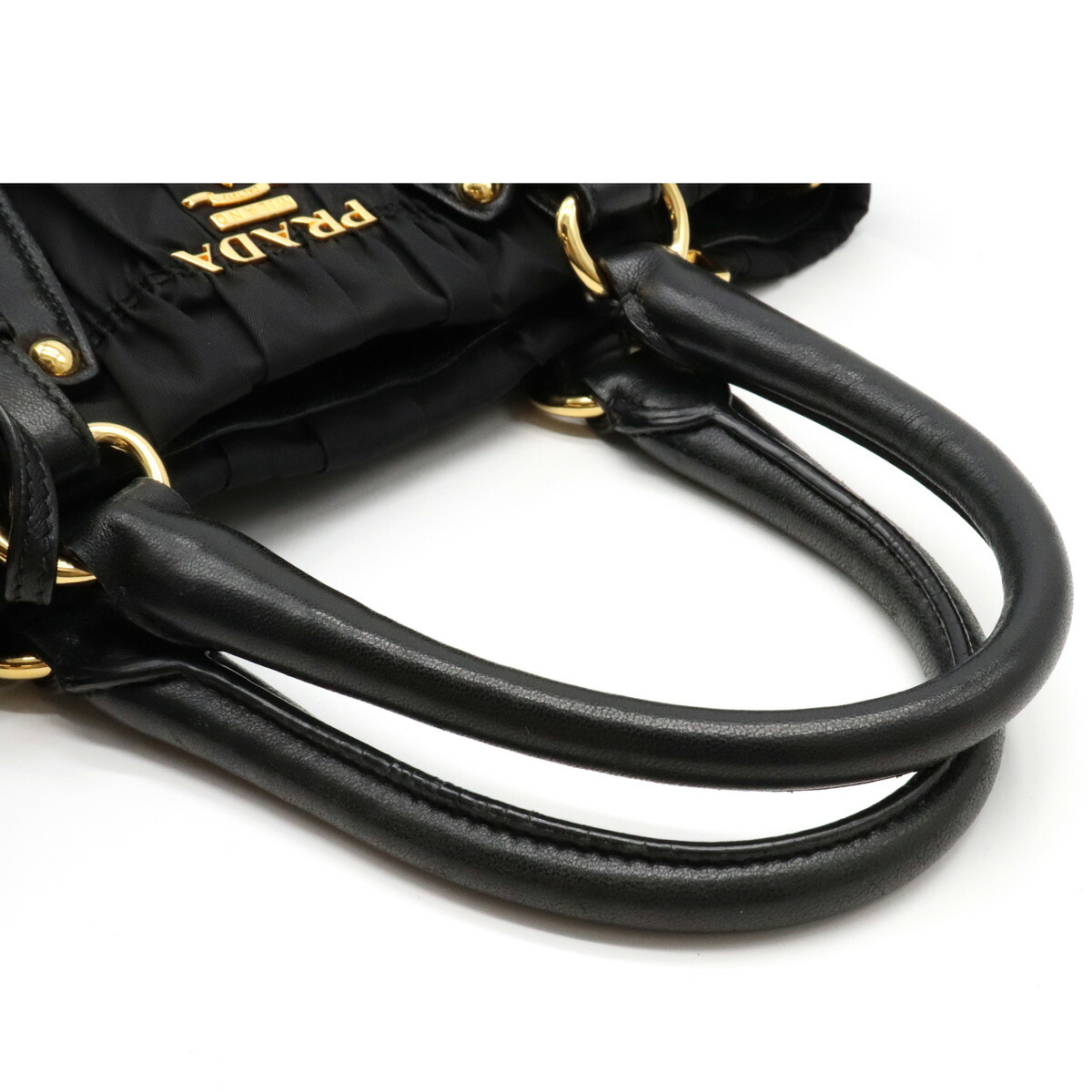 楽天市場】【バッグ】PRADA プラダ ギャザー ハンドバッグ 2WAY