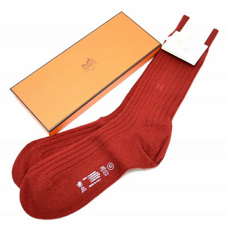 楽天市場】【未使用品】【アパレル】HERMES エルメス 靴下 くつした
