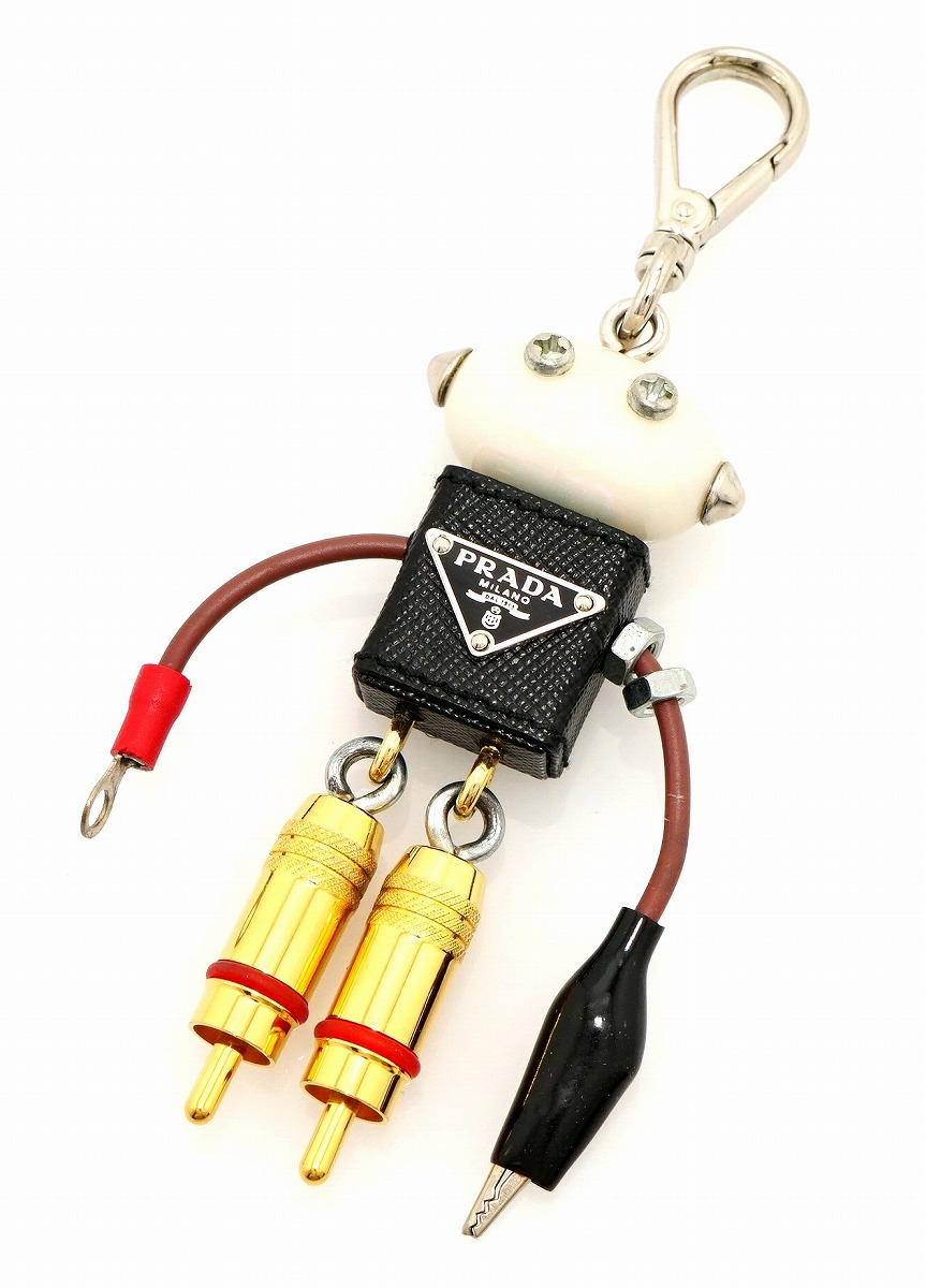 楽天市場】PRADA プラダ ロボット エドワード チャーム キーホルダー