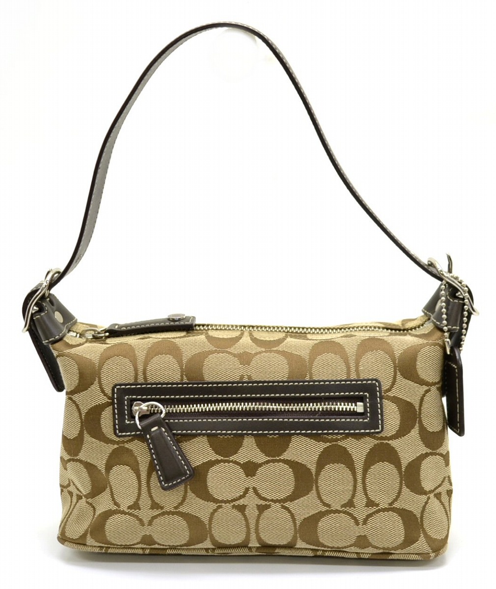 楽天市場】【バッグ】COACH コーチ シグネチャー ハンドバッグ ポーチ