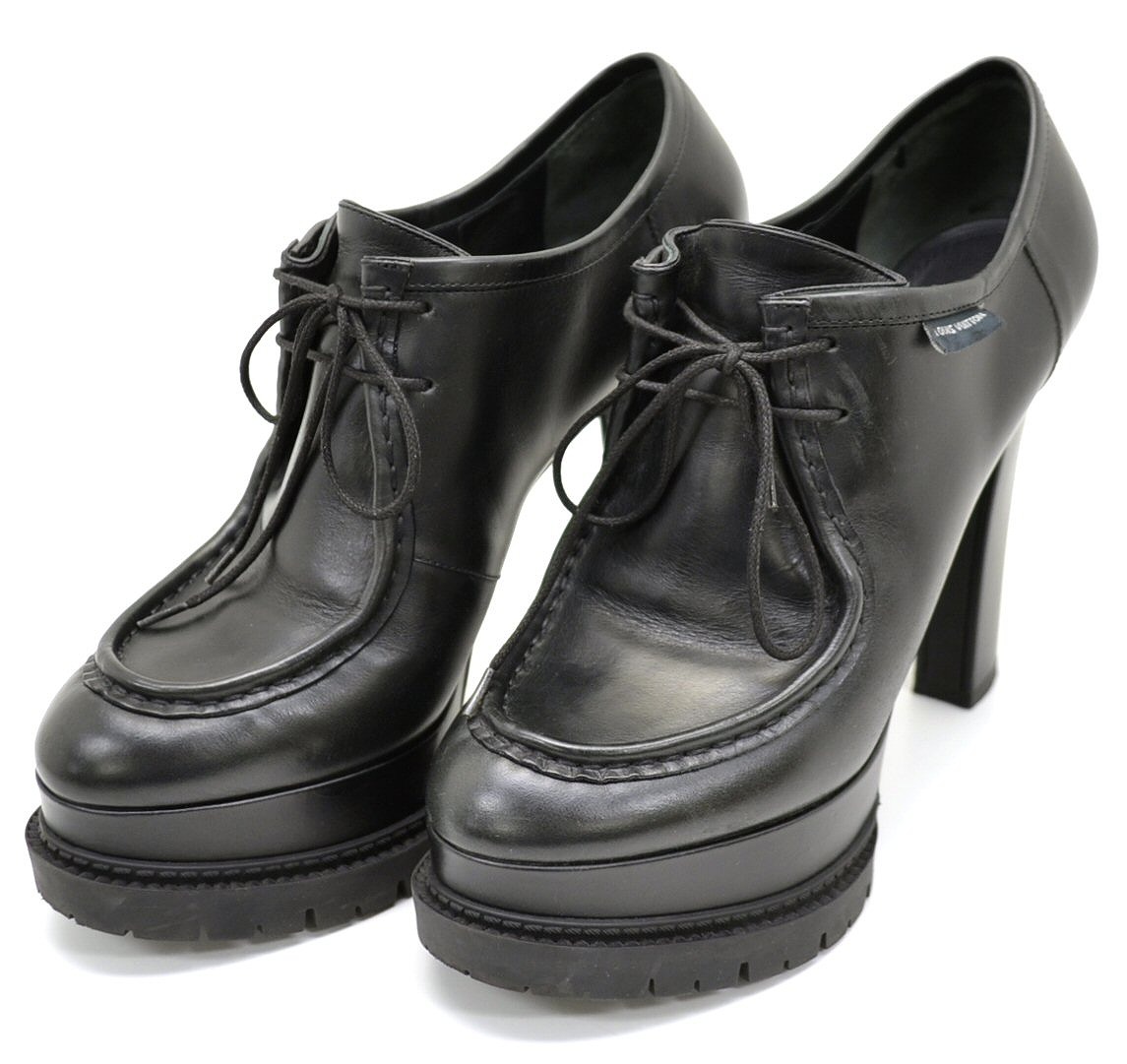 楽天市場】【靴】LOUIS VUITTON ルイ ヴィトン ヒールローファー