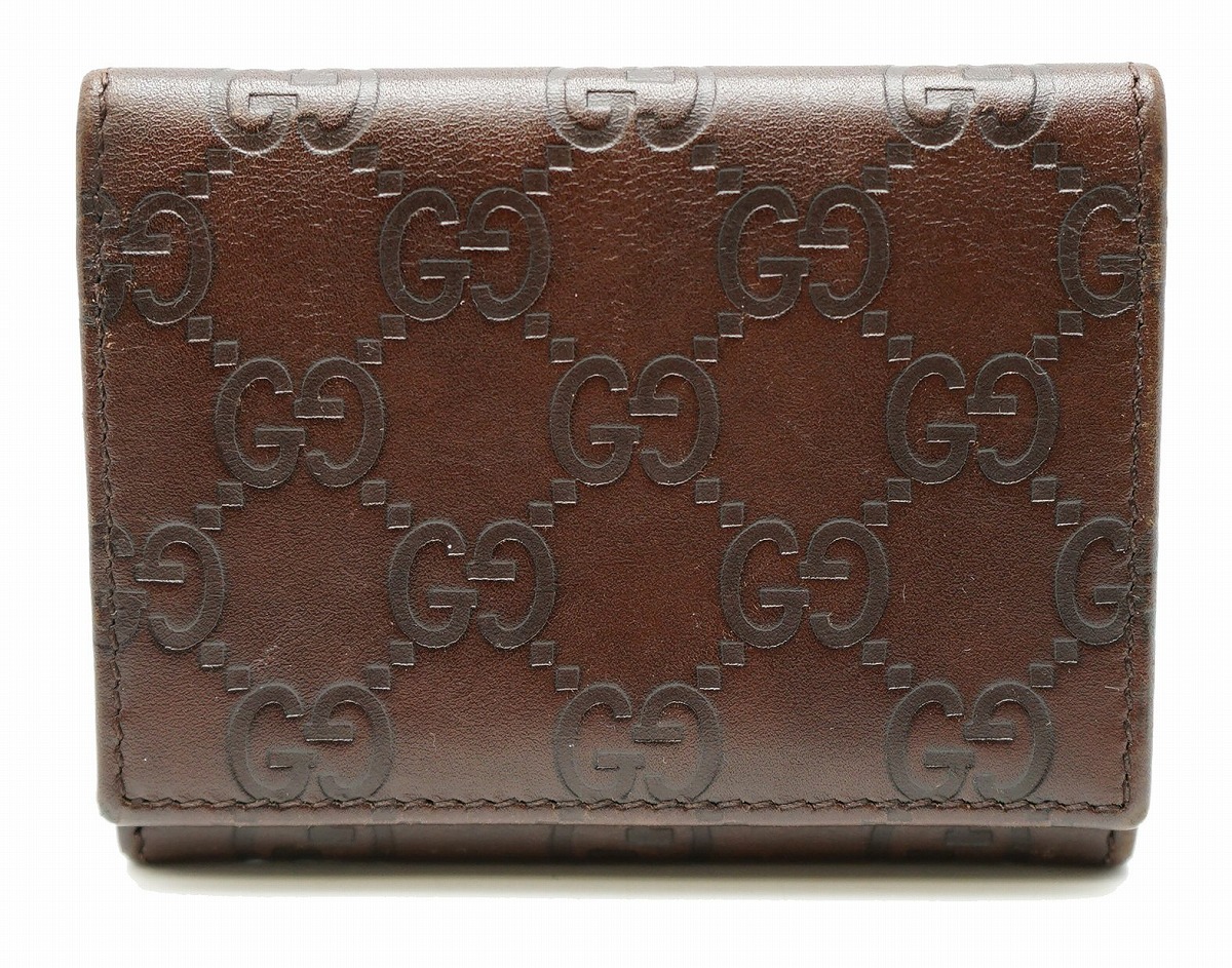 楽天市場】GUCCI グッチ グッチシマ GG柄 レザー カードケース パス