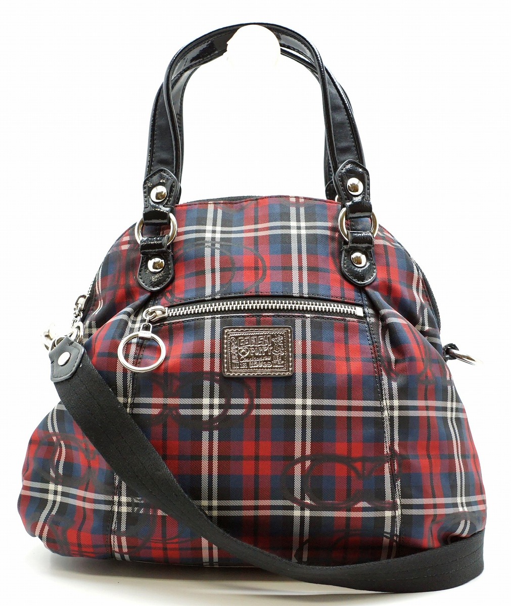 楽天市場】【バッグ】COACH コーチ ポピー シグネチャー チェック柄