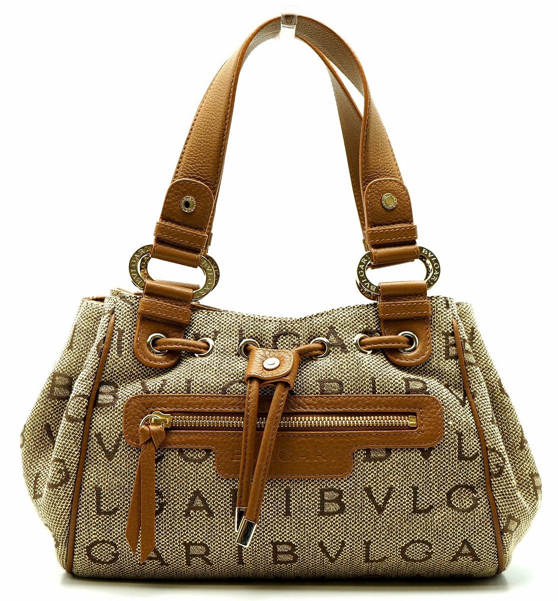 楽天市場】【バッグ】BVLGARI ブルガリ マキシ レッタレ ロゴマニア