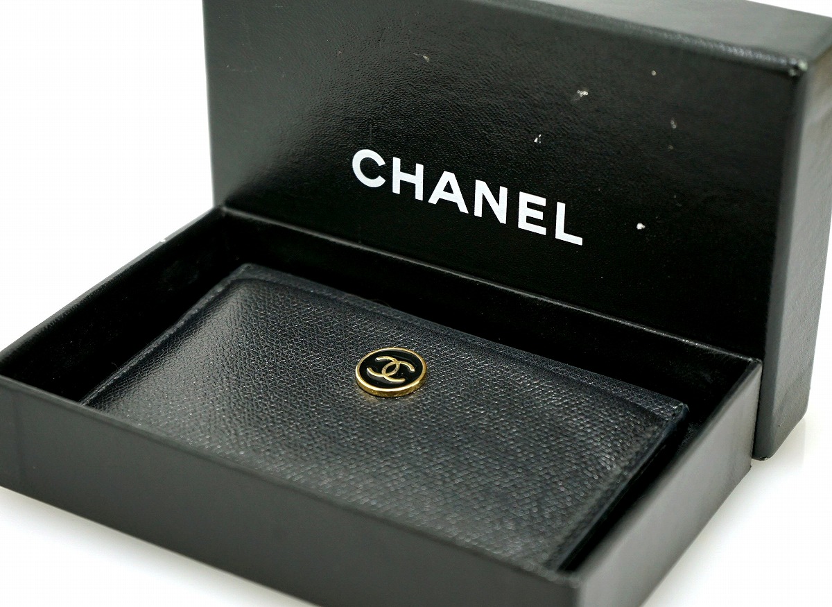 楽天市場】CHANEL シャネル ココボタン カードケース 名刺入れ パス
