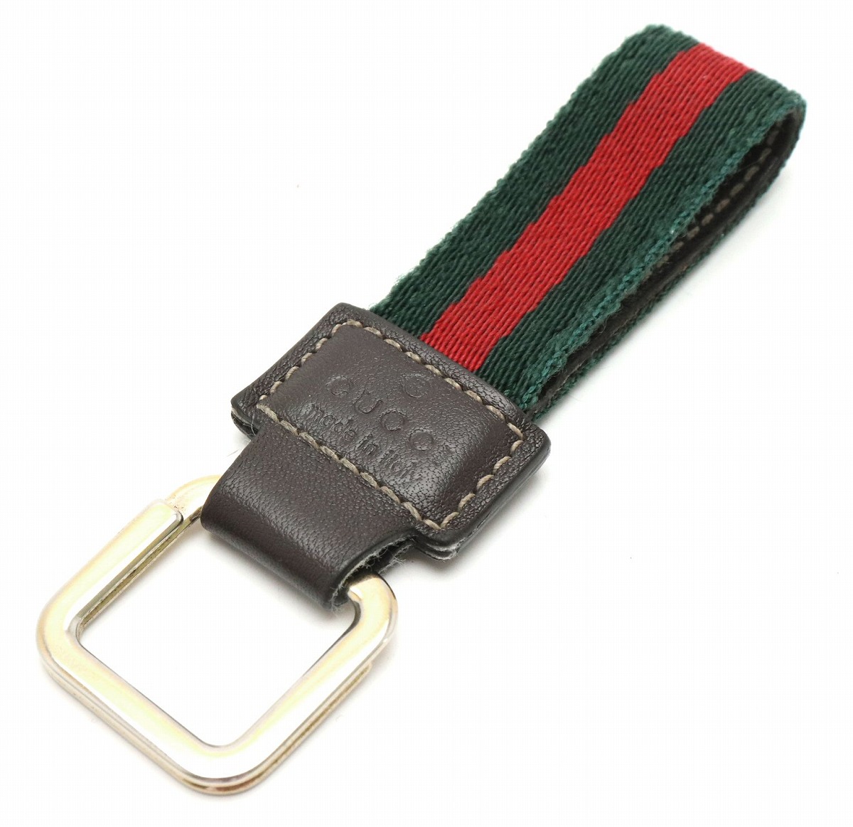 楽天市場】GUCCI グッチ シェリーライン チャーム レザー キーホルダー