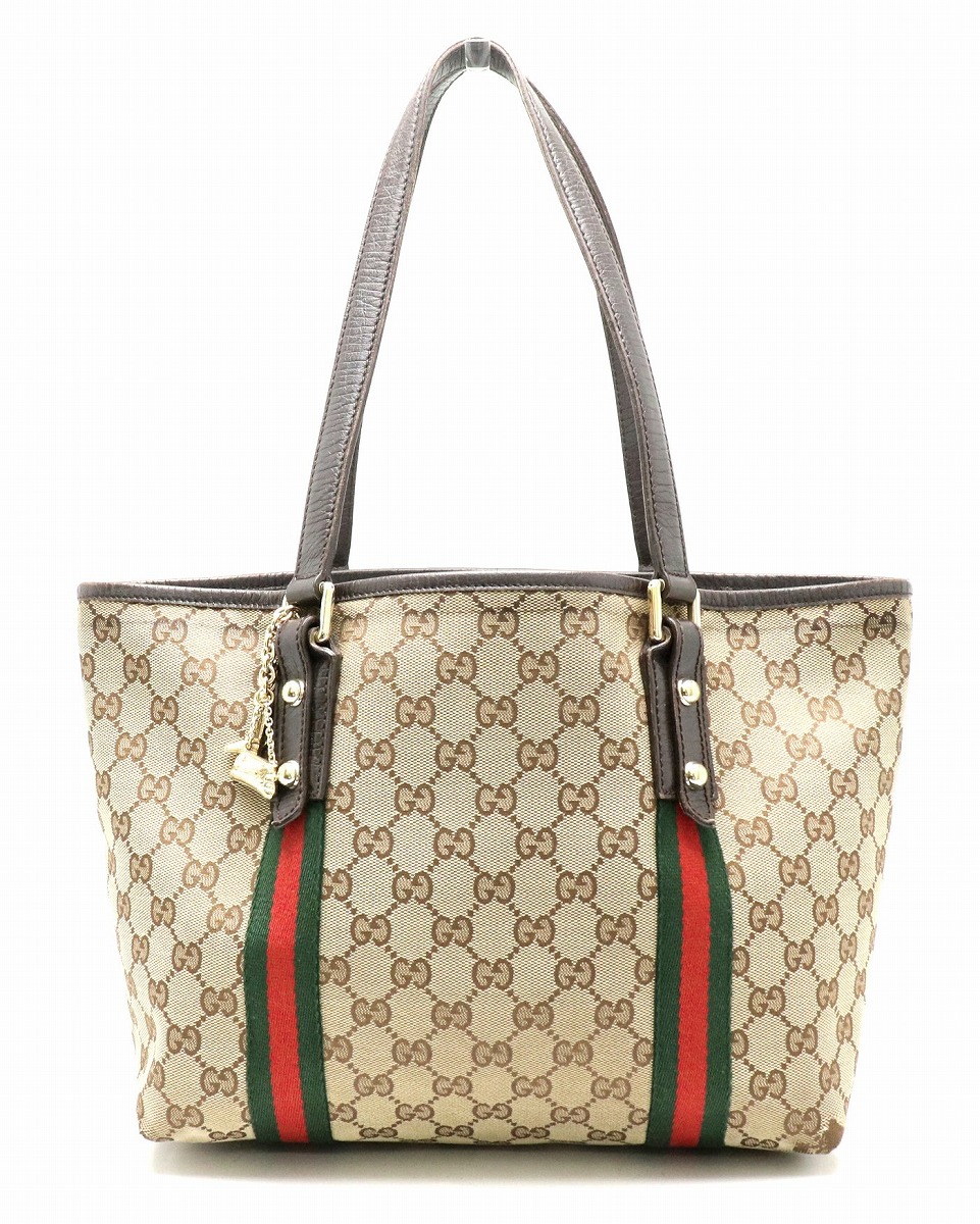 楽天市場】【バッグ】GUCCI グッチ GGキャンバス シェリーライン