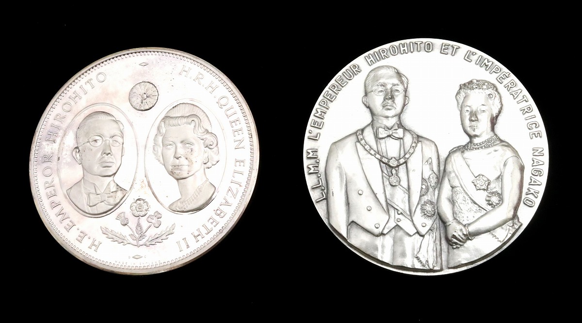 昭和天皇皇后両陛下御訪英記念銀メダル✳︎925/1000スターリング