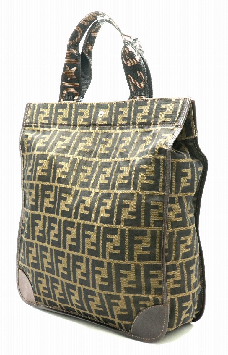 楽天市場】【バッグ】FENDI フェンディ ズッカ柄 ハンドバッグ トート
