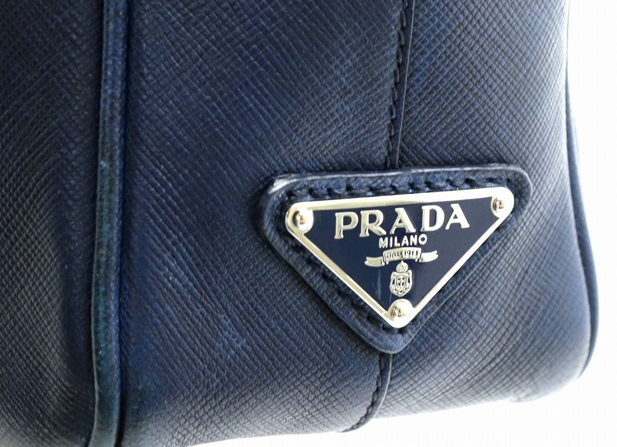 楽天市場】【バッグ】PRADA プラダ レザー ブリーフケース 書類カバン