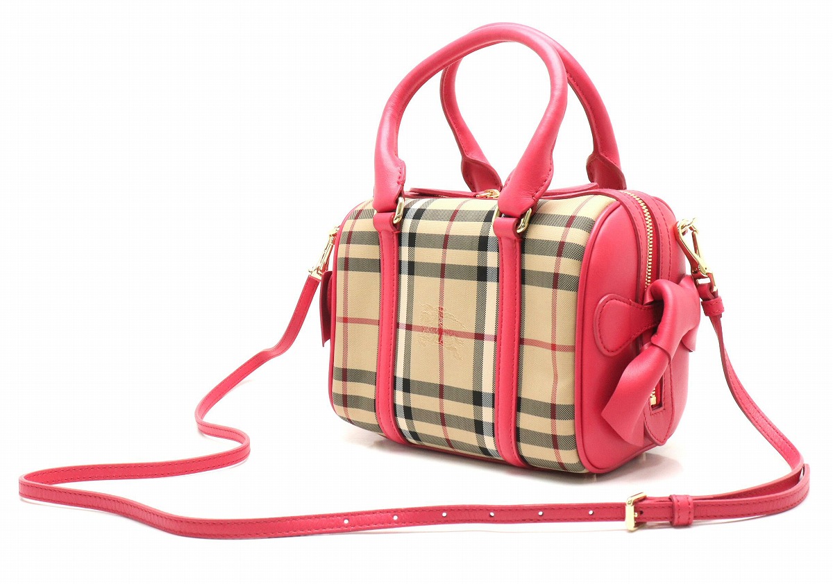 楽天市場】【バッグ】BURBERRY バーバリー ノバチェック ミニボストン