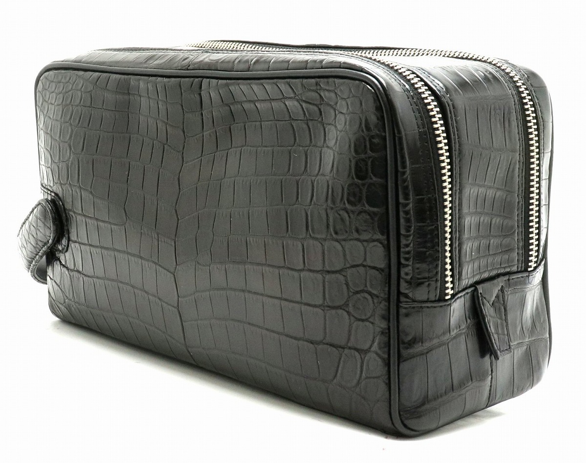 楽天市場】【バッグ】JRA製 クロコダイル セカンドバッグ クラッチ