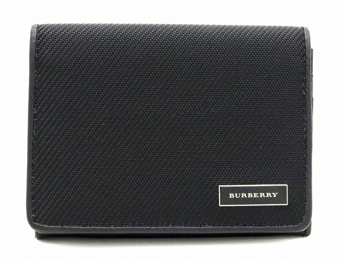 楽天市場】BURBERRY バーバリー レザー ナイロン カードケース パス