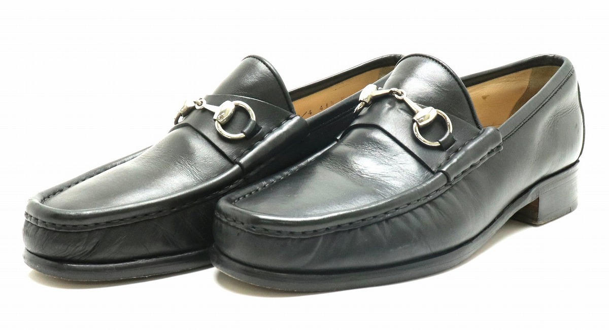 楽天市場】【靴】GUCCI グッチ ホースビット ローファー レザー