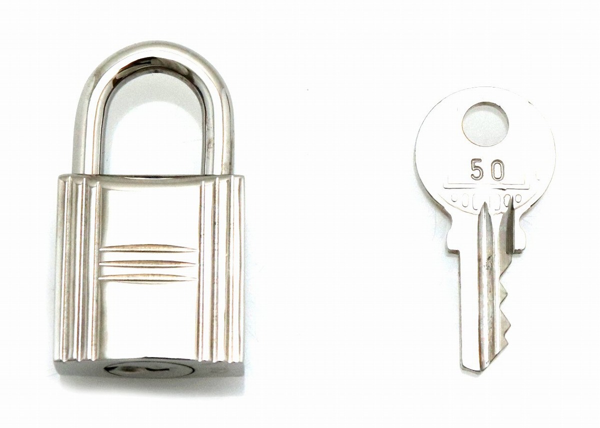 楽天市場】【新品仕上げ済】HERMES エルメス カデナ パドロック No.50