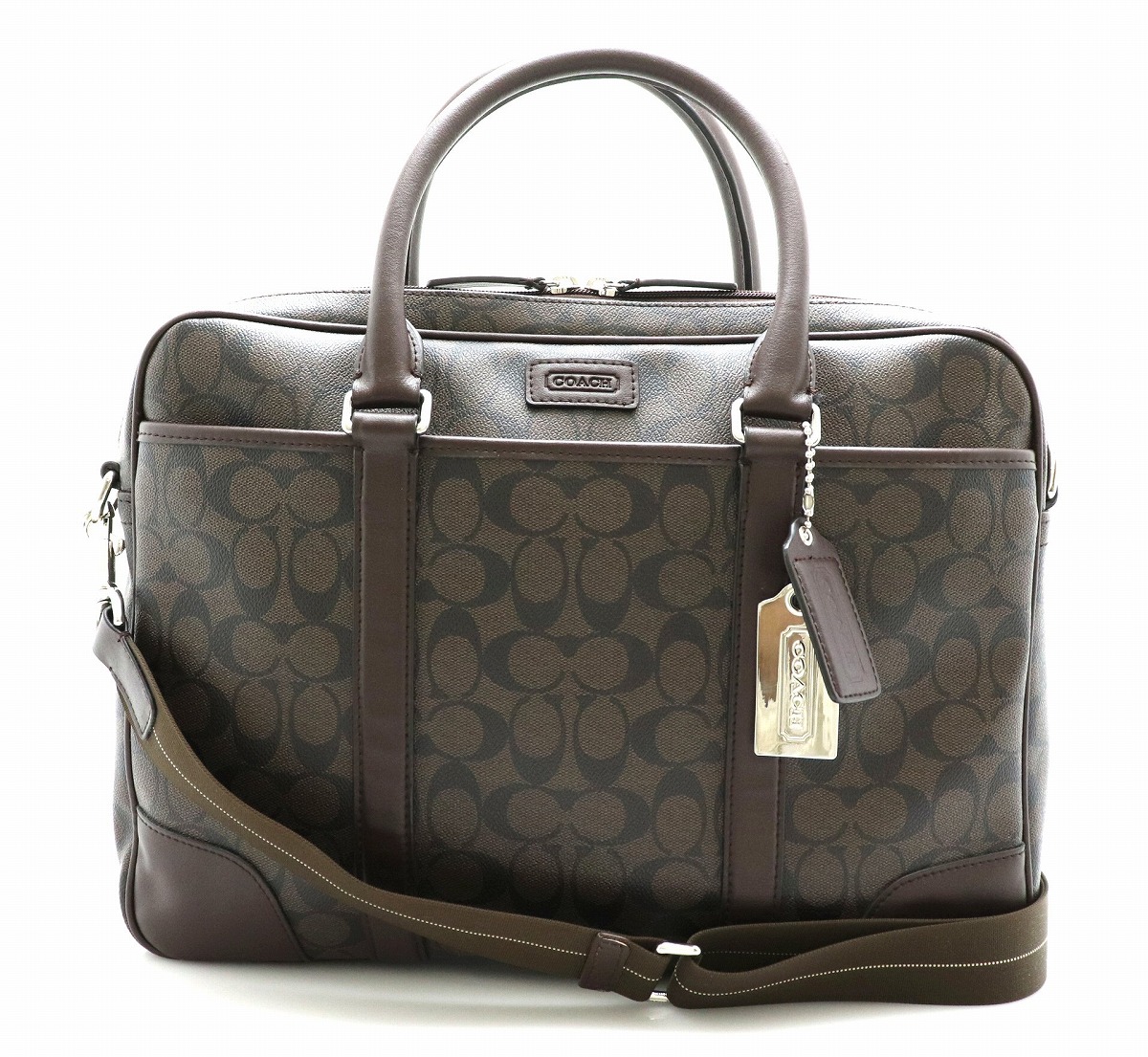 楽天市場】【バッグ】COACH コーチ シグネチャー 2WAY ビジネスバッグ