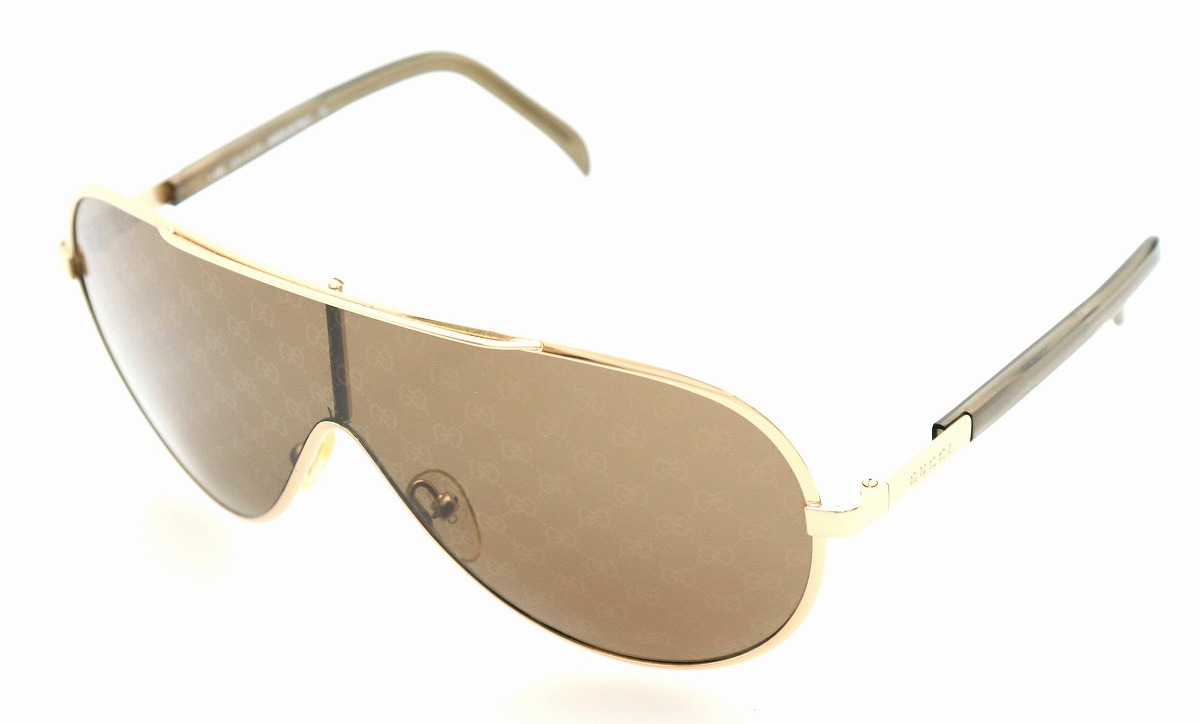 楽天市場】GUCCI グッチ GGロゴ サングラス ブラウンスモーク カーキ