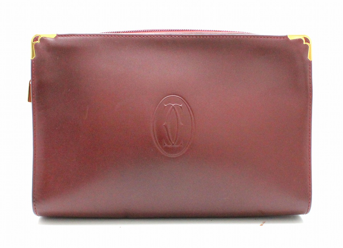 楽天市場】【バッグ】Cartier カルティエ マストライン クラッチバッグ