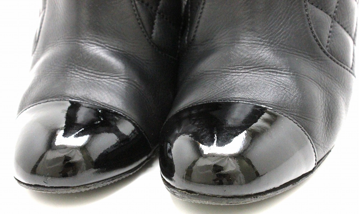 楽天市場】【アパレル】CHANEL シャネル ロングブーツ キルティング