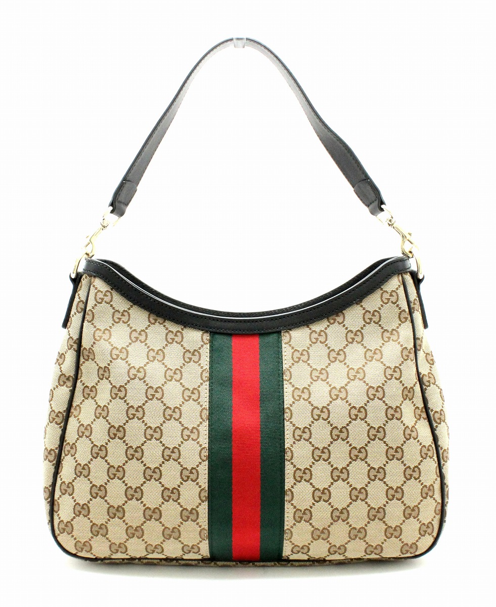 楽天市場】【バッグ】GUCCI グッチ GGキャンバス シェリーライン