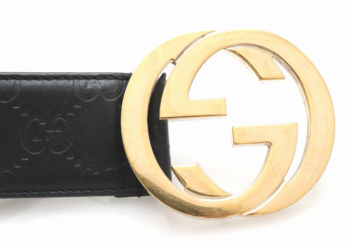 楽天市場】GUCCI グッチ グッチシマ GG インターロッキング Gバックル