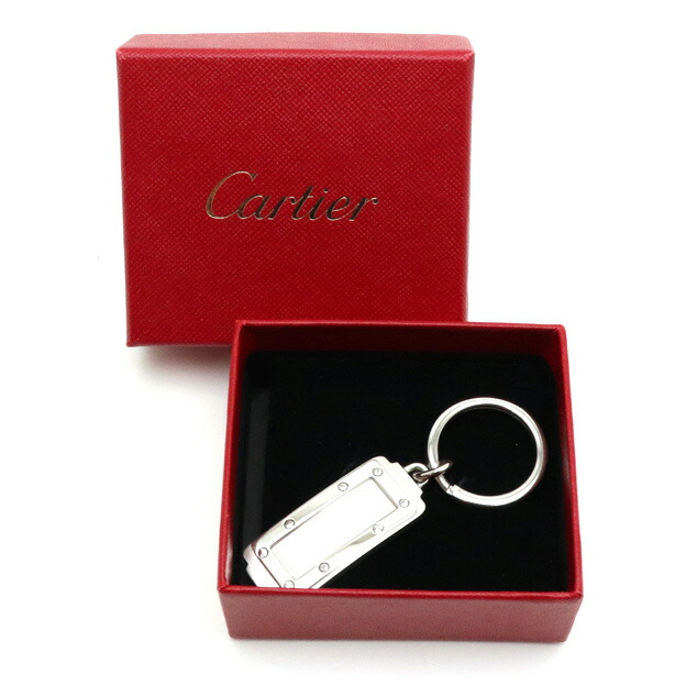 楽天市場】【ジュエリー】Cartier カルティエ サントス キーリング