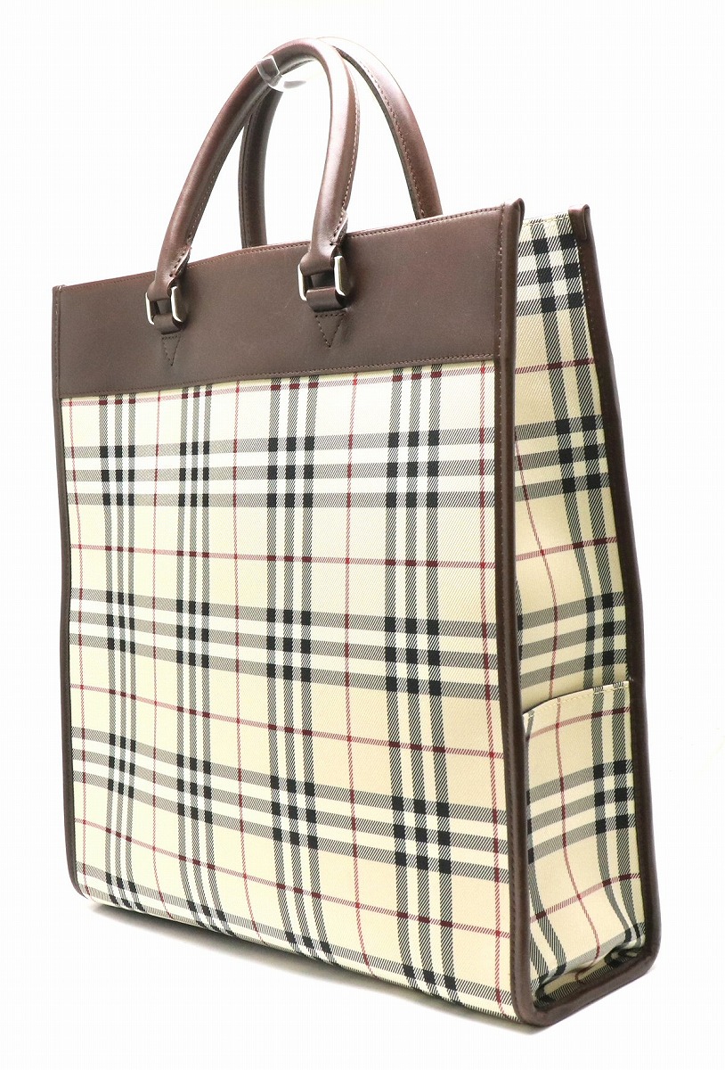 楽天市場】【バッグ】BURBERRY バーバリー ノバチェック トートバッグ