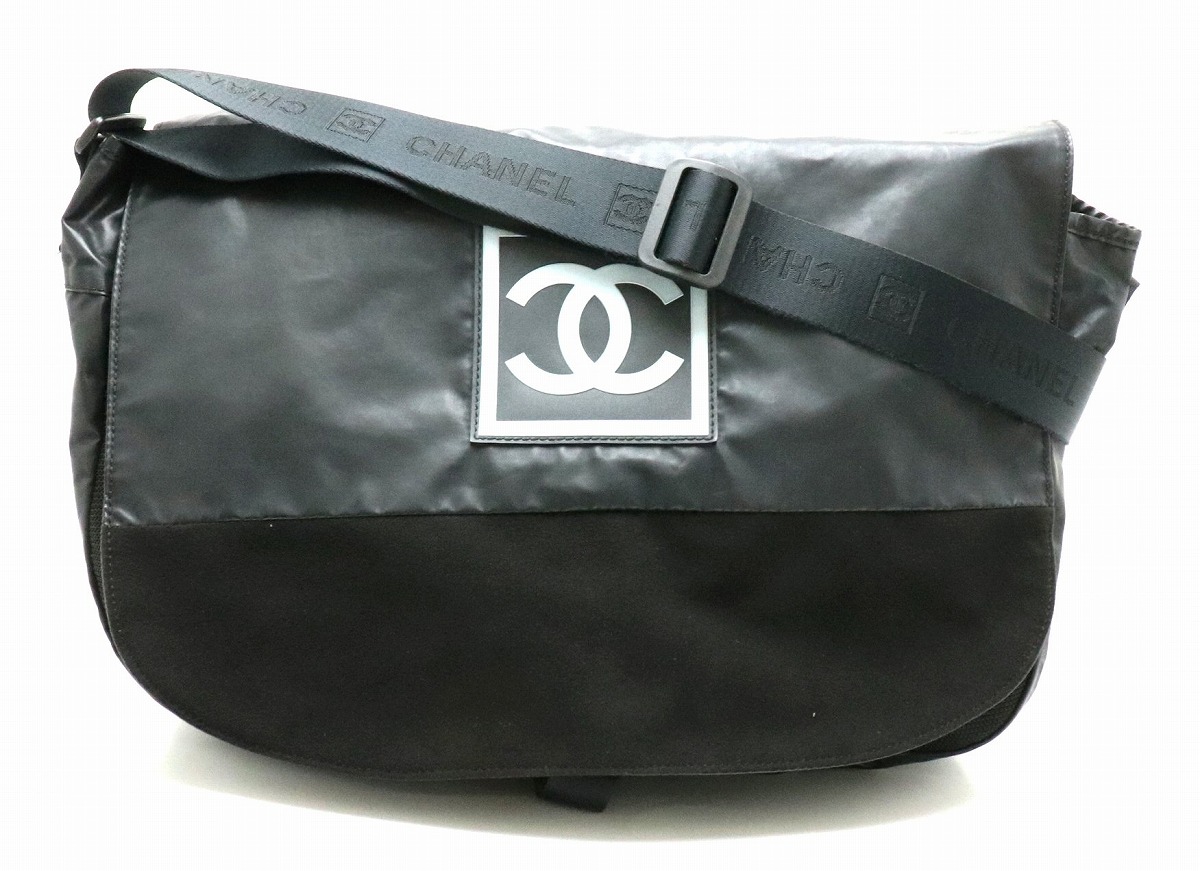 楽天市場】【バッグ】CHANEL シャネル スポーツライン ロゴ ショルダー