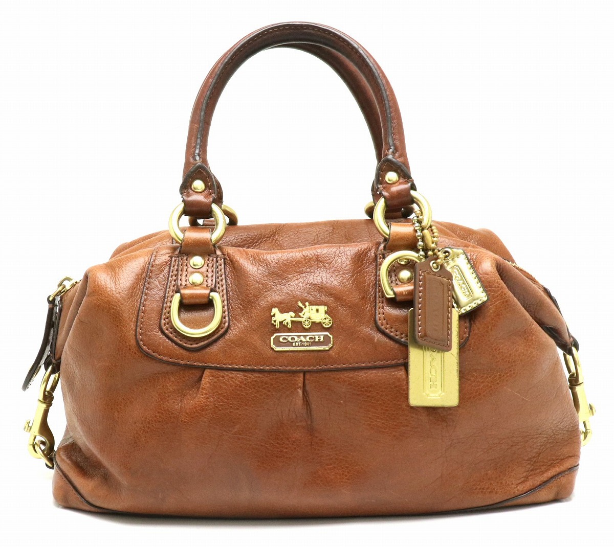 楽天市場】【バッグ】COACH コーチ マディソン レザー サブリナ