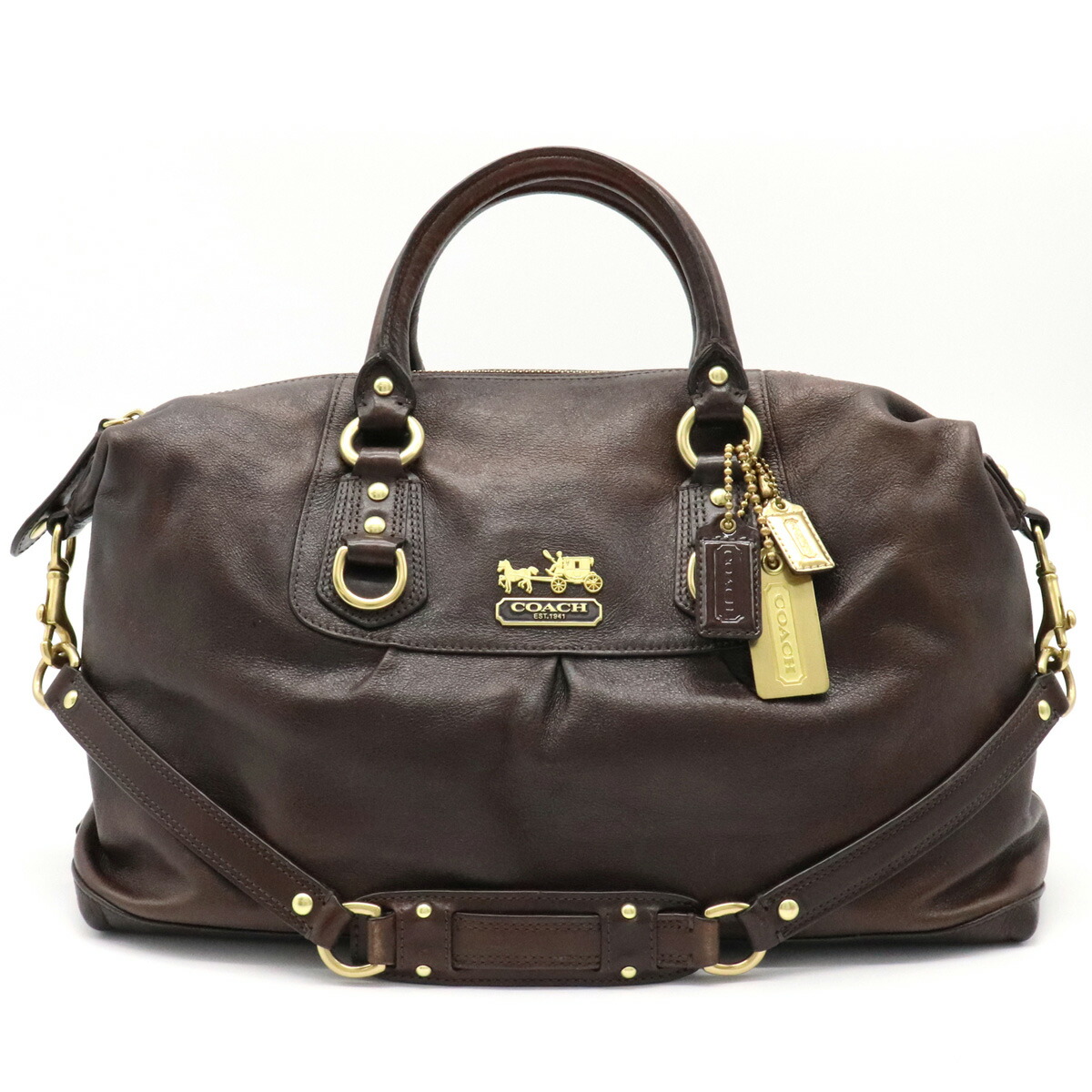 楽天市場】【バッグ】COACH コーチ マディソン レザー ラージ サブリナ