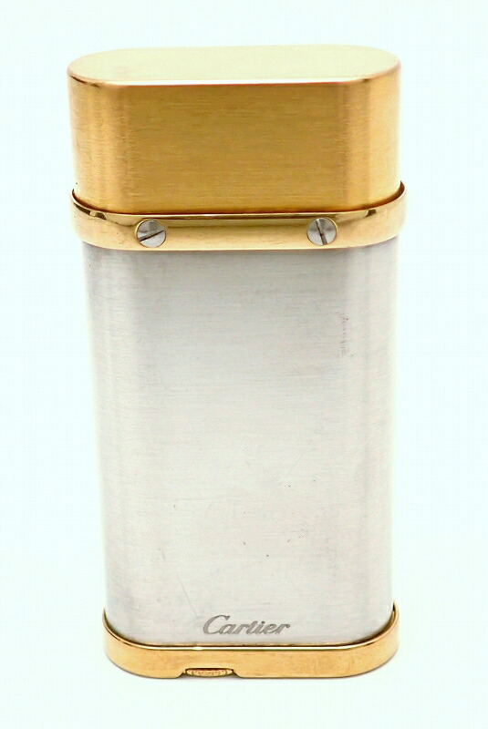 楽天市場】Cartier カルティエ ガスライター サントス ゴールド色