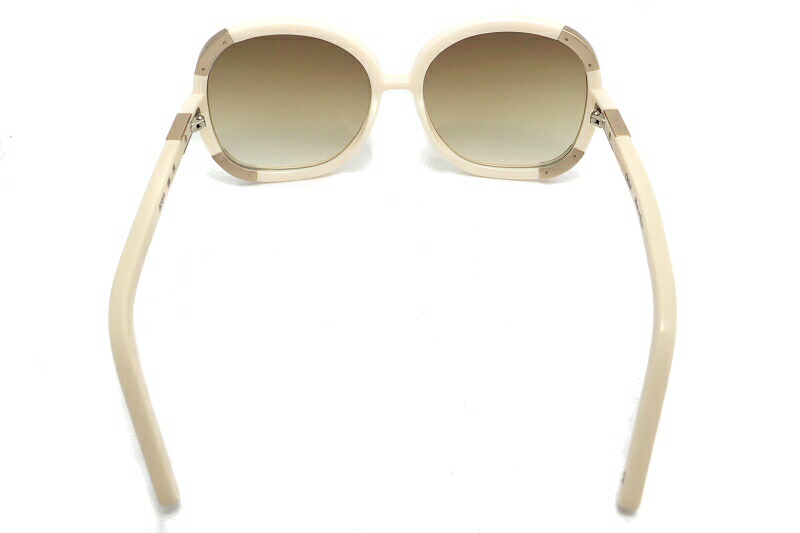 楽天市場】Chloe クロエ サングラス ブラウングラデーション 白 オフ