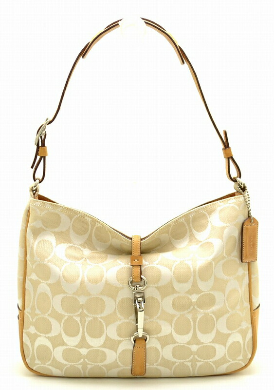 楽天市場】【バッグ】COACH コーチ シグネチャー クリップ ホーボー