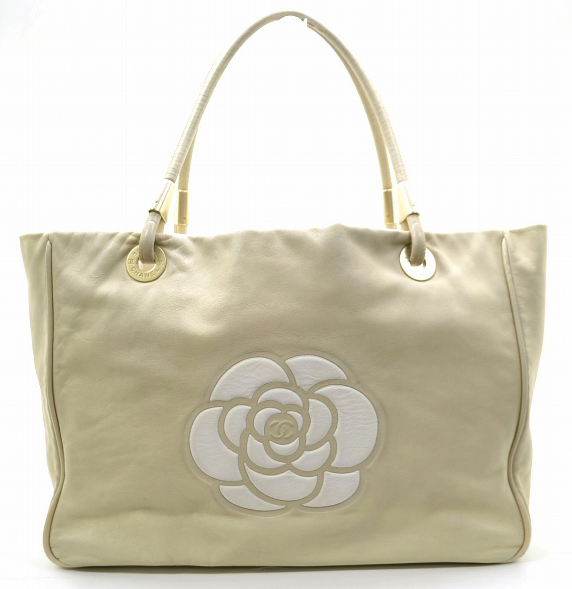 楽天市場】【バッグ】CHANEL シャネル カメリア トートバッグ
