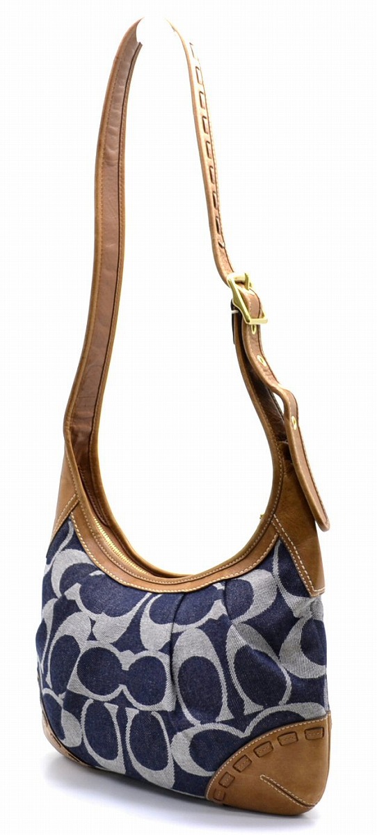 楽天市場】【バッグ】COACH コーチ ショルダーバッグ 斜め掛け デニム