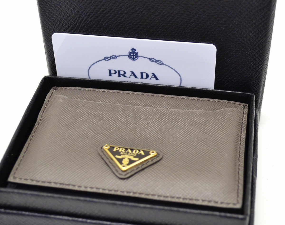 楽天市場】PRADA プラダ SAFFIANO ORO カードケース パスケース 名刺