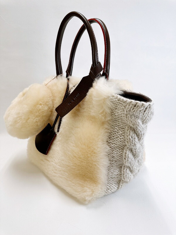 楽天市場】muku ムクLES PETITS LUXE No.752(Sサイズ)ムートン トート